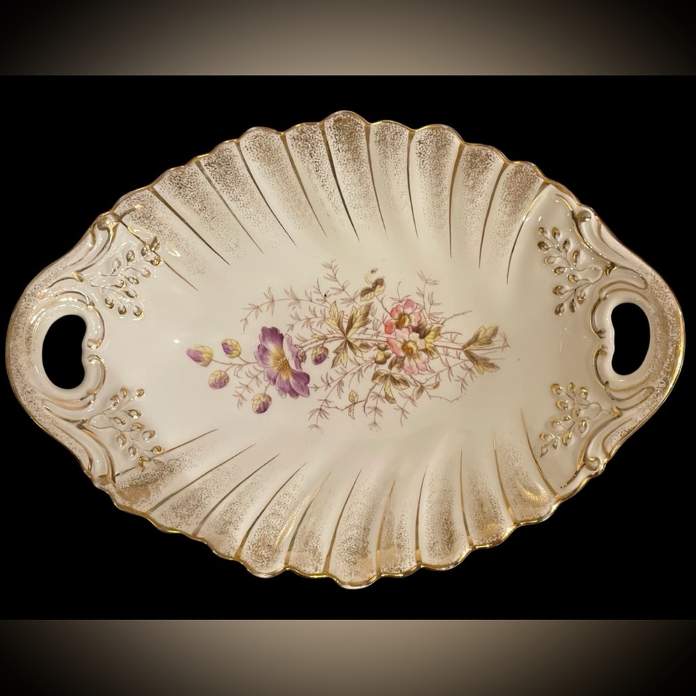 Antique 1800’s Königliche Porzellan-Manufaktur (КРМ) Porcelain Serving Dish
